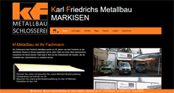 Desktop Screenshot of metallbau-friedrichs.de