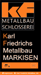 Mobile Screenshot of metallbau-friedrichs.de